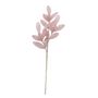 Leaf Stem Pale Pink with Glitter L54cm