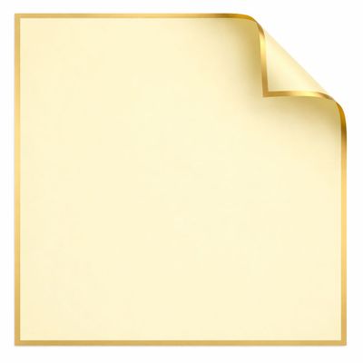 Cream Korean Pre-Cut Cello Square