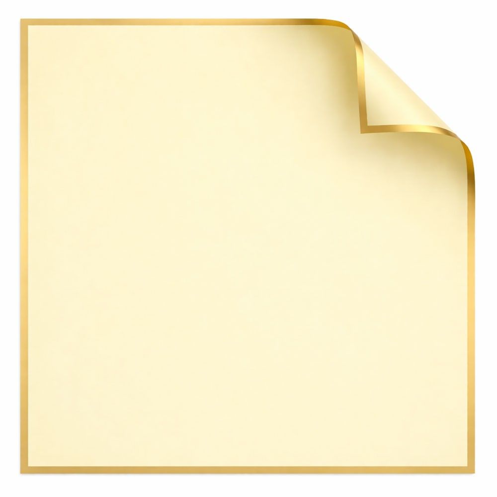 Cream Korean Pre-Cut Cello Square