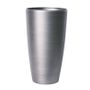 Hortus Lite - Metallic Look Tall Planter - Brushed Steel - Dia 40 x H75.5cm