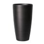 Hortus Lite - Metallic Look Tall Planter - Dk Grey  - Dia23 x H42cm