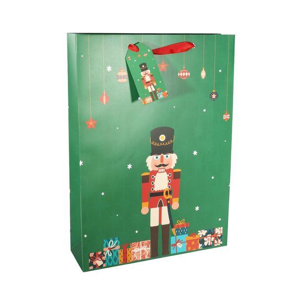 Gift Bag Nutcracker XL - 45.5x33cm