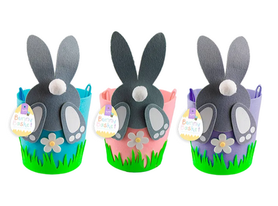 Easter Pom Pom Bunny Basket