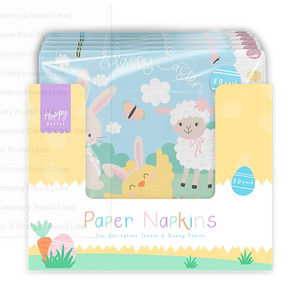 Easter Printed Napkins 20pk