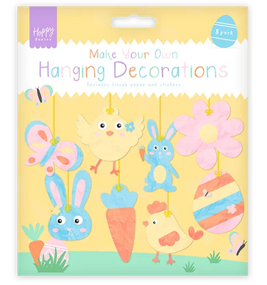 Easter Make Your Own Hanging Decorations 8pk