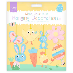 Easter Make Your Own Hanging Decorations 8pk