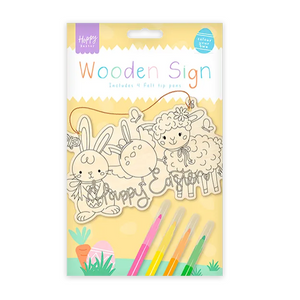 Easter Colour Your Own Wooden Sign