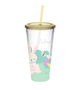 Easter Tumbler with Spiral Straw (400ml)