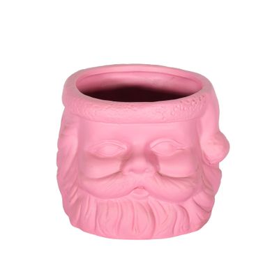 INT X23 Santa Head Pink - to fit 9cm Grower Pot 