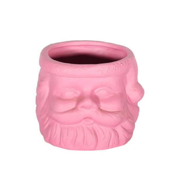 INT X23 Santa Head Pink - to fit 9cm Grower Pot 