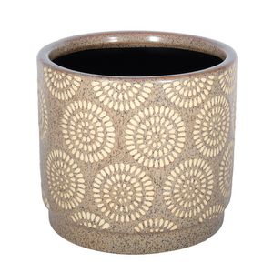 Hortus Hamilton Linea Pot - Brown - Dia20 x H18.5