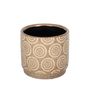 Hortus Hamilton Linea Pot - Brown - Dia14 x H13cm