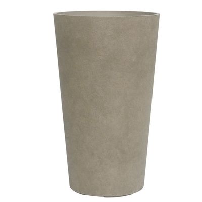 Hortus Lite - Aged Effect Tall Plastic Planter -Vintage - Dia 45.5 x H76cm