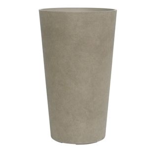 Hortus Lite - Aged Effect Tall Plastic Planter -Vintage - Dia 36.5 x H62cm