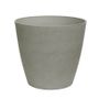 Hortus Lite - Aged Effect Plastic Planter - Cement Grey - Dia 40 x H 43cm