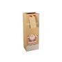 Kraft Gift Bag Santa with Lights  - Bottle Bag 