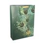 Gift Bag Christmas Foliage and Pinecones - Green / Gold XL - 45.5x33cm