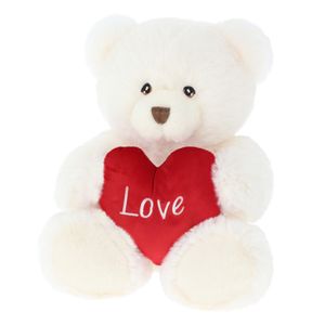 Cream Keeleco Harry Bear with Heart ( 30cm