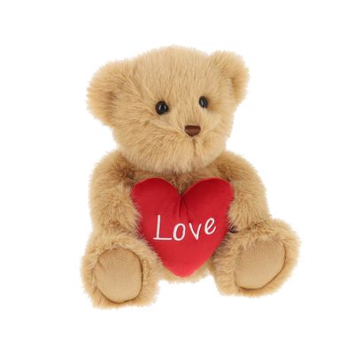 Brown Keeleco Sherwood Bear with Heart (20cm)
