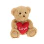Brown Keeleco Sherwood Bear with Heart (20cm)
