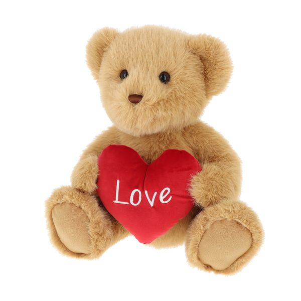 Brown Keeleco Sherwood Bear with Heart (25cm)