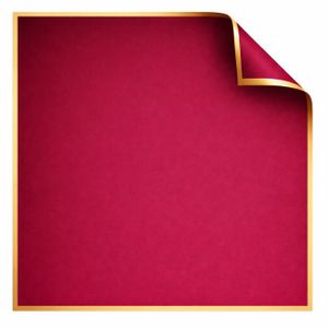 Dusky Pink W/Gold Border Sheet- 57x57cm (Pk100)_1