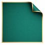 Green W/Gold Border Sheet- 57x57cm (Pk100)_1