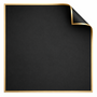 Black W/Gold Border Sheet- 57x57cm (Pk100)_1