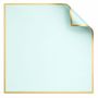 Mint W/Gold Border Sheet- 57x57cm (Pk100)_1