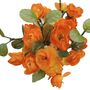 Mini Ranunculus Bush x7 Orange