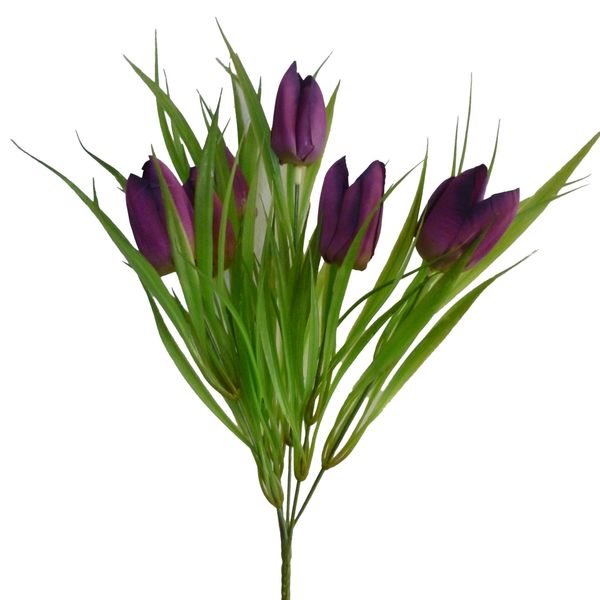 14" Tulip Bush Purple