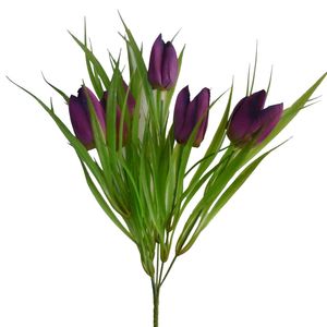 14" Tulip Bush Purple
