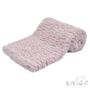 Lavender Pink Fluffy Fleece Wrap