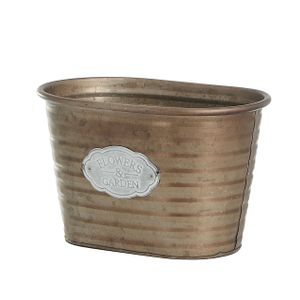 17cm Metal Flower Pot Copper