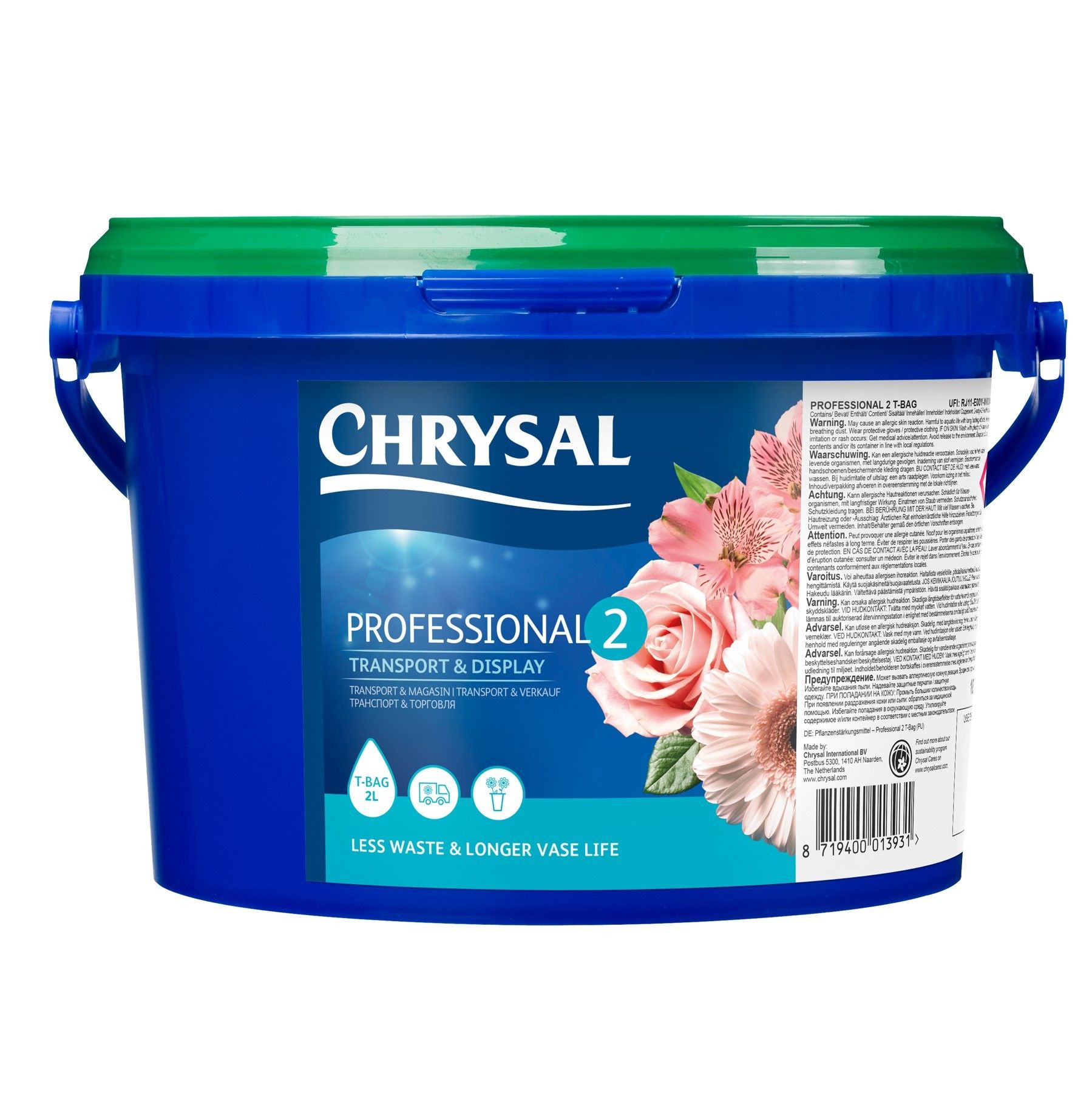 Chrysal Prof. 2 T-Bag 6*100*2L INT