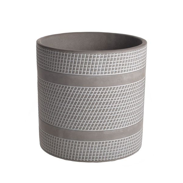 Large Grey Cement Pot