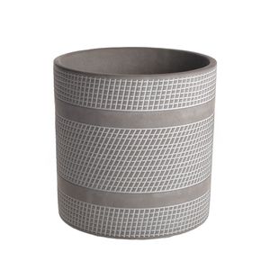Large Grey Cement Pot