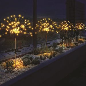120 Indivual Solar Firefly Lights on pole.