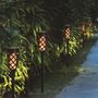 Set of 5 Solar Flame Lights Battery Powered 42.5cm