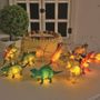 Set of 10 Warm White Dino LED Battery Operated