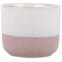 Hortus Pink & White Bordeaux Stoneware Pot (10cm H x 10cm Dia)