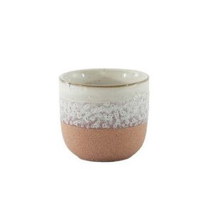 Hortus Bordeaux Stoneware Pot  - Pink - Dia7 x H6.5cm