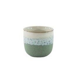 Hortus Bordeaux Stoneware Pot  - Green - Dia7 x H6.5cm