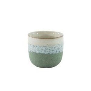 Hortus Bordeaux Stoneware Pot  - Green - Dia7 x H6.5cm