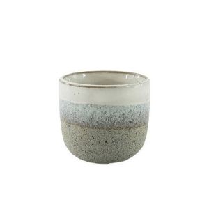 Hortus Bordeaux Stoneware Pot  - Grey - Dia7 x H6.5cm