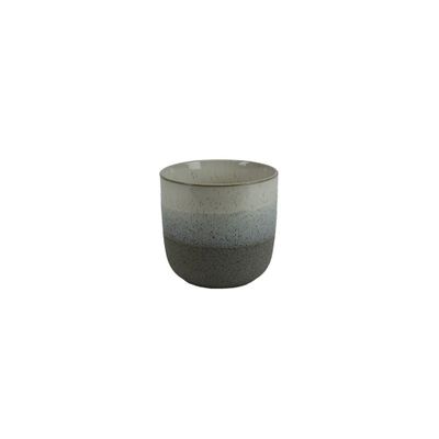 Hortus Bordeaux Stoneware Pot  - Grey - Dia 13 x H12cm