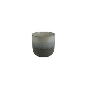 Hortus Bordeaux Stoneware Pot  - Grey - Dia 13 x H12cm