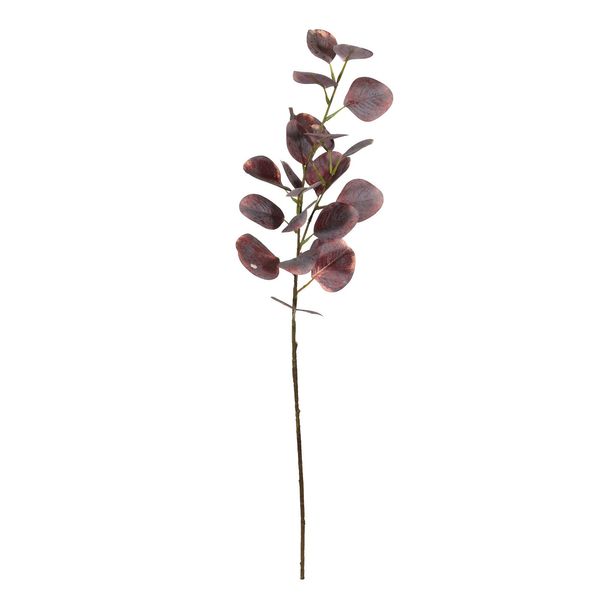 Eucalyptus Spray - Burgundy - 75cm
