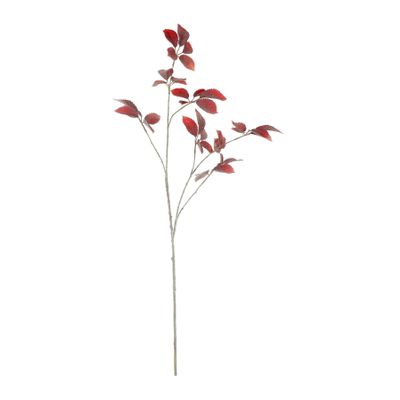 Leaf Spray - Red - 112cm