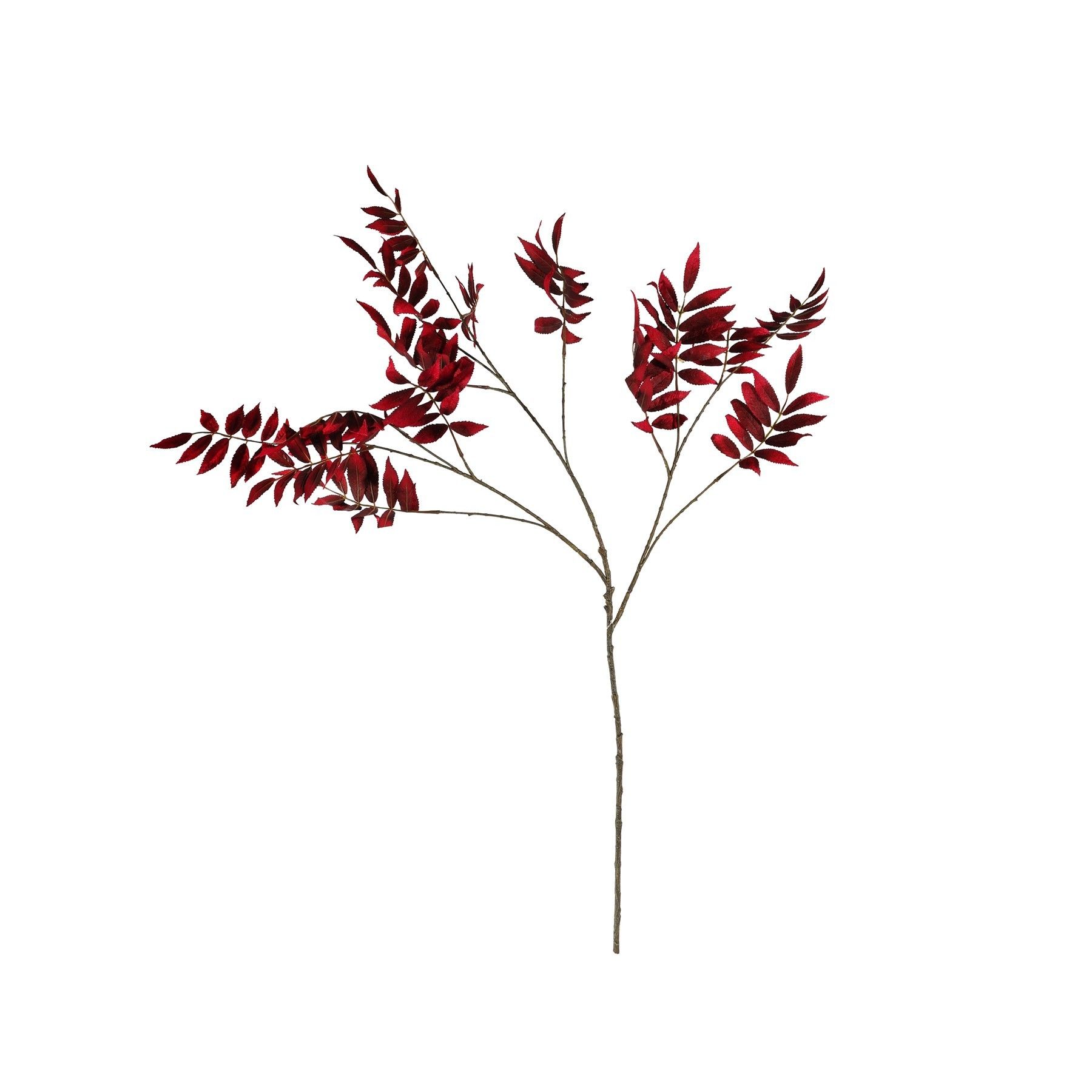 Sorbus Leaf Spray Orange 109cm